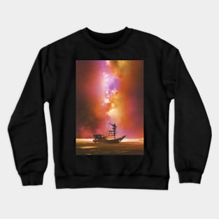 Beautiful scenery of the abandoned Crewneck Sweatshirt